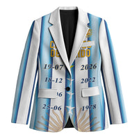 Custom Argentina Campeones Del Mundo 2026 Blazer Four Star World Champions Glory