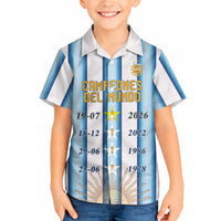 Custom Argentina Campeones Del Mundo 2026 Hawaiian Shirt Four Star World Champions Glory