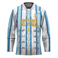Custom Argentina Campeones Del Mundo 2026 Hockey Jersey Four Star World Champions Glory