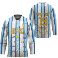 Custom Argentina Campeones Del Mundo 2026 Hockey Jersey Four Star World Champions Glory
