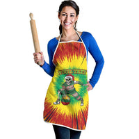 Lithuania Christmas Tie Dye Apron Skeleton Basketball Slam Dunk Santa Hat - Wonder Print Shop