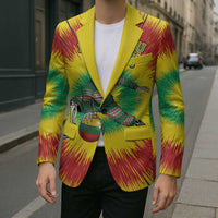 Personalized Lithuania Christmas Tie Dye Blazer Skeleton Basketball Slam Dunk Santa Hat LT19