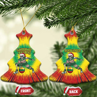 Lithuania Christmas Tie Dye Ceramic Ornament Skeleton Basketball Slam Dunk Santa Hat - Wonder Print Shop