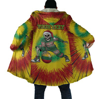 Personalized Lithuania Christmas Tie Dye Cloak Skeleton Basketball Slam Dunk Santa Hat LT19