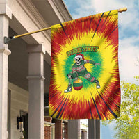 Lithuania Christmas Tie Dye Garden Flag Skeleton Basketball Slam Dunk Santa Hat - Wonder Print Shop