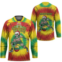 Personalized Lithuania Christmas Tie Dye Hockey Jersey Skeleton Basketball Slam Dunk Santa Hat LT19