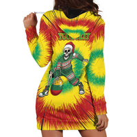 Personalized Lithuania Christmas Tie Dye Hoodie Dress Skeleton Basketball Slam Dunk Santa Hat LT19