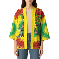 Personalized Lithuania Christmas Tie Dye Kimono Skeleton Basketball Slam Dunk Santa Hat LT19