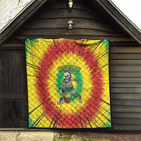 Lithuania Christmas Tie Dye Quilt Skeleton Basketball Slam Dunk Santa Hat - Wonder Print Shop