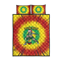 Lithuania Christmas Tie Dye Quilt Bed Set Skeleton Basketball Slam Dunk Santa Hat - Wonder Print Shop