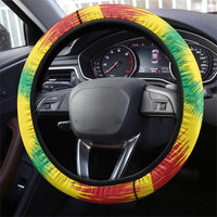 Lithuania Christmas Tie Dye Steering Wheel Cover Skeleton Basketball Slam Dunk Santa Hat - Wonder Print Shop