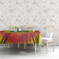 Lithuania Christmas Tie Dye Tablecloth Skeleton Basketball Slam Dunk Santa Hat - Wonder Print Shop