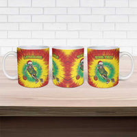 Lithuania Christmas Tie Dye Ceramic Mug Skeleton Basketball Slam Dunk - Wonder Print Shop