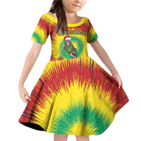 Personalized Lithuania Christmas Tie Dye Family Matching Off Shoulder Short Dress and Hawaiian Shirt Skeleton Basketball Slam Dunk LT19