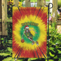 Lithuania Christmas Tie Dye Garden Flag Skeleton Basketball Slam Dunk - Wonder Print Shop