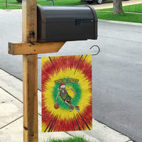 Lithuania Christmas Tie Dye Garden Flag Skeleton Basketball Slam Dunk - Wonder Print Shop