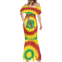 Personalized Lithuania Christmas Tie Dye Mermaid Dress Skeleton Basketball Slam Dunk LT19