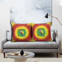 Lithuania Christmas Tie Dye Pillow Cover Skeleton Basketball Slam Dunk - Wonder Print Shop