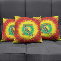 Lithuania Christmas Tie Dye Pillow Cover Skeleton Basketball Slam Dunk - Wonder Print Shop
