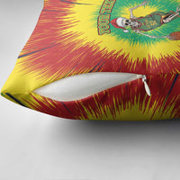 Lithuania Christmas Tie Dye Pillow Cover Skeleton Basketball Slam Dunk - Wonder Print Shop