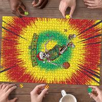 Lithuania Christmas Tie Dye Puzzle Skeleton Basketball Slam Dunk - Wonder Print Shop