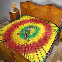 Lithuania Christmas Tie Dye Quilt Skeleton Basketball Slam Dunk - Wonder Print Shop