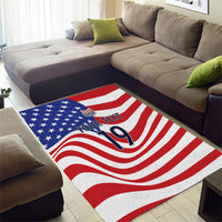 Custom United States Soccer Area Rug USA Stars and Stripes Style