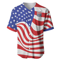Custom United States Soccer Baseball Jersey USA Stars and Stripes Style