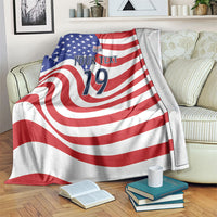 Custom United States Soccer Blanket USA Stars and Stripes Style