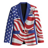 Custom United States Soccer Blazer USA Stars and Stripes Style