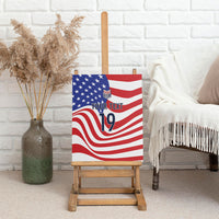 Custom United States Soccer Canvas Wall Art USA Stars and Stripes Style