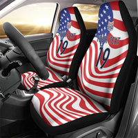 Custom United States Soccer Car Seat Cover USA Stars and Stripes Style