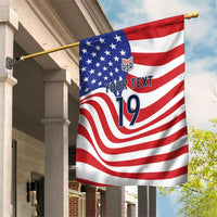 Custom United States Soccer Garden Flag USA Stars and Stripes Style