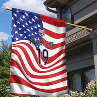 Custom United States Soccer Garden Flag USA Stars and Stripes Style