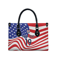 Custom United States Soccer Leather Bag USA Stars and Stripes Style
