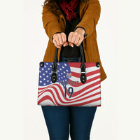 Custom United States Soccer Leather Bag USA Stars and Stripes Style