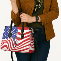 Custom United States Soccer Leather Bag USA Stars and Stripes Style