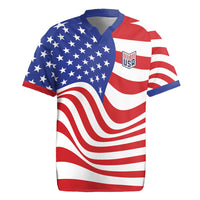 Custom United States Soccer Rugby Jersey USA Stars and Stripes Style