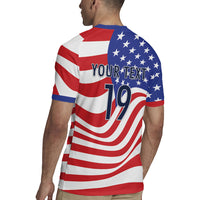 Custom United States Soccer Rugby Jersey USA Stars and Stripes Style