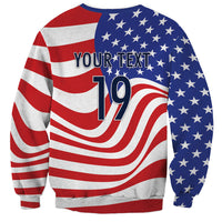 Custom United States Soccer Sweatshirt USA Stars and Stripes Style