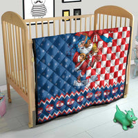 Funny Croatia Ugly Christmas Quilt Checkerboard Flag Santa Zagreb Design - Wonder Print Shop