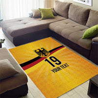 Custom Germany Heritage Eagle Area Rug German Eagle with Flag Design - Wonder Print Shop