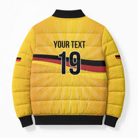 Custom Germany Heritage Eagle Bomber Puffer Jacket German Eagle with Flag Design - Wonder Print Shop