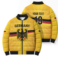 Custom Germany Heritage Eagle Bomber Puffer Jacket German Eagle with Flag Design - Wonder Print Shop