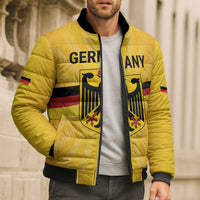 Custom Germany Heritage Eagle Bomber Puffer Jacket German Eagle with Flag Design - Wonder Print Shop