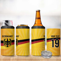 Custom Germany Heritage Eagle 4 in 1 Can Cooler Tumbler German Eagle with Flag Design - Wonder Print Shop
