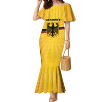 Custom Germany Heritage Eagle Family Matching Mermaid Dress and Hawaiian Shirt German Eagle with Flag Design - Wonder Print Shop