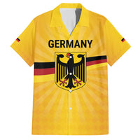 Custom Germany Heritage Eagle Family Matching Off Shoulder Short Dress and Hawaiian Shirt German Eagle with Flag Design - Wonder Print Shop