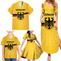 Custom Germany Heritage Eagle Family Matching Summer Maxi Dress and Hawaiian Shirt German Eagle with Flag Design - Wonder Print Shop