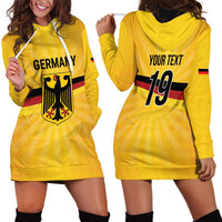 Custom Germany Heritage Eagle Hoodie Dress German Eagle with Flag Design - Wonder Print Shop